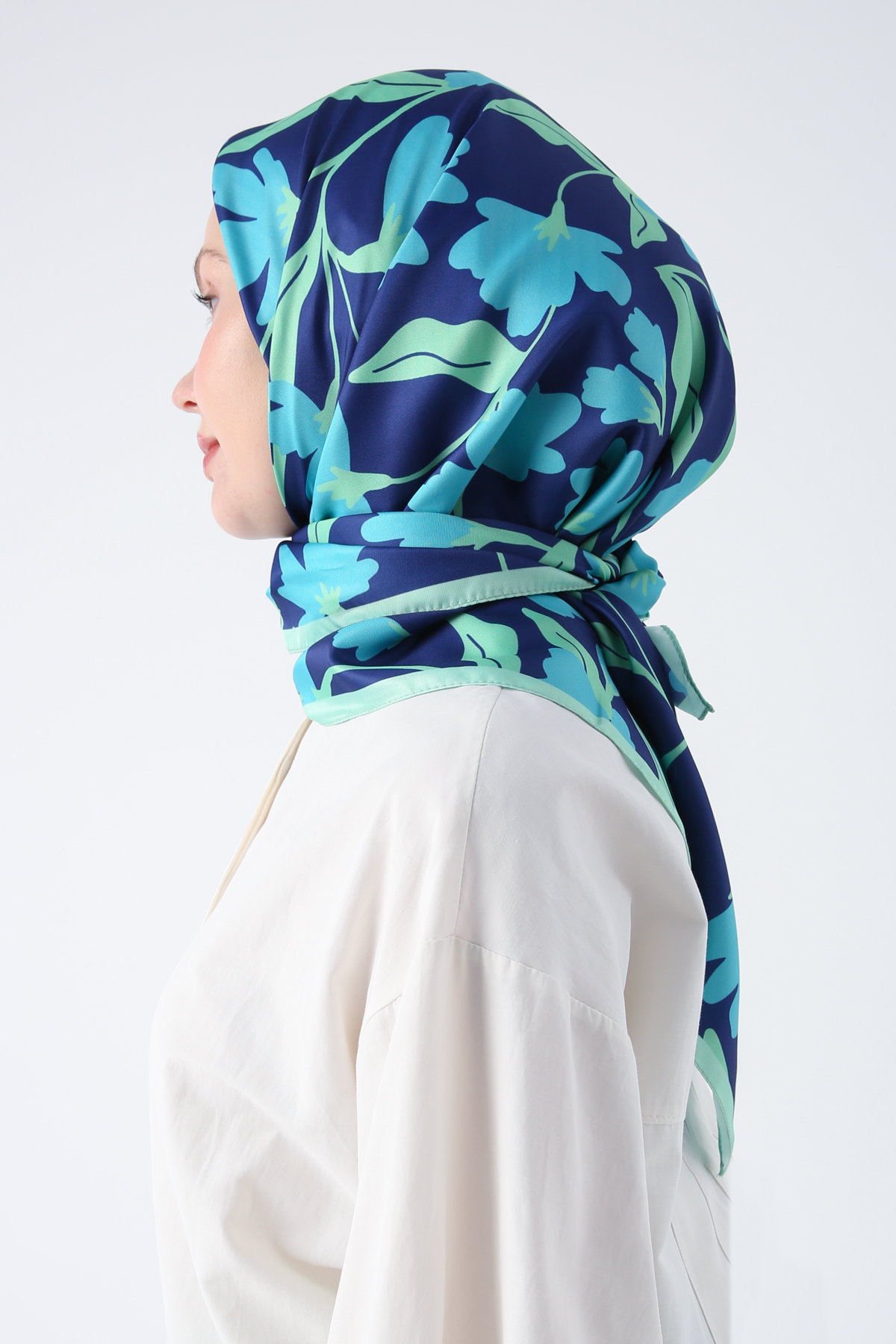 Patterned Twill Diana Scarf